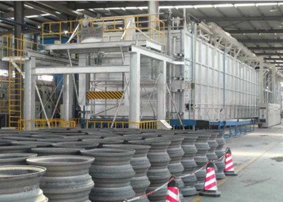 China De volledige Automatische van het de Ovenaluminium van de Rolhaard Thermische behandeling van het de Legeringswiel leverancier