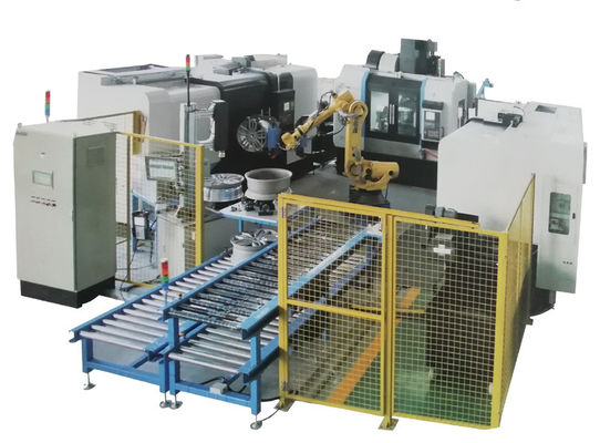 China Het volledige Automatische CNC van de het Aluminiumlegering van de Wielmachine de Draaibank van de het Wielhub Machinaal bewerken leverancier